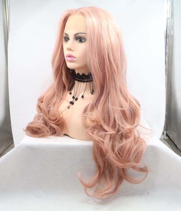 26" Colored Body Wave Lace Front Human Hair Wigs