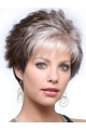 Capless 4" Curly Synthetic Wigs Gray Capless 4" Curly Synthetic Wigs Gray