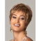 Stylish Blonde Curly Cropped Synthetic Wigs