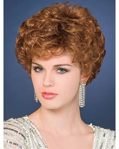 New Design Blonde Curly Cropped Synthetic Comfortable Wigs New Design Blonde Curly Cropped Synthetic Comfortable Wigs