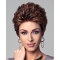 Comfortable Auburn Layered Curly Short Wigs