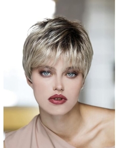 Blonde Synthetic Boycuts Straight Cropped Lace Front Wigs Blonde Synthetic Boycuts Straight Cropped Lace Front Wigs