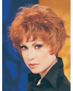 Synthetic Cropped Straight Auburn Modern Classic Wigs Synthetic Cropped Straight Auburn Modern Classic Wigs