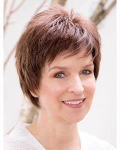 100% Hand-tied 6" Fabulous Brown Boycuts Human Hair Wigs 100% Hand-tied 6" Fabulous Brown Boycuts Human Hair Wigs