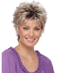 Straight 3" Cropped Blonde Capless Best Synthetic Wigs Straight 3" Cropped Blonde Capless Best Synthetic Wigs