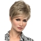 6" Straight Blonde Boycuts Short Wigs