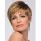 Boycuts Straight Brown Synthetic 5" Short Wigs