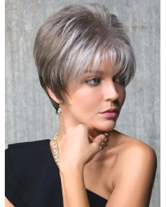 Cropped Capless Better Synthetic Wig Grey Cropped Capless Better Synthetic Wig Grey