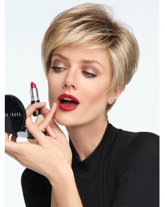 Monofilament 4" Straight Short Blonde Synthetic Hair Wigs Monofilament 4" Straight Short Blonde Synthetic Hair Wigs