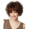 Auburn Capless 8" Short Straight Synthetic Wigs With Bangs