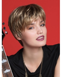 Straight Blonde Boycuts Mono Better Quality Synthetic Wigs Straight Blonde Boycuts Mono Better Quality Synthetic Wigs