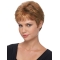 Straight Brown Boycuts 4" Synthetic Capless Wigs