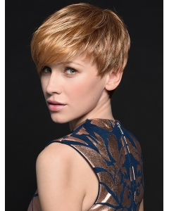 Good Monofilament Straight Blonde Short Wigs Good Monofilament Straight Blonde Short Wigs