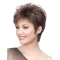 Brown Boycuts Soft Straight Short Wigs