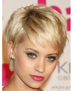Good Blonde Straight Cropped Celebrity Wigs Good Blonde Straight Cropped Celebrity Wigs