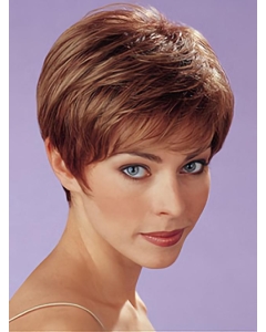 Gentle Auburn Boycuts Straight Short Wigs Gentle Auburn Boycuts Straight Short Wigs