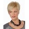 Elegant Straight Boycuts Blonde Short Wigs