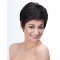 Black Straight Synthetic Radiant Short Wigs