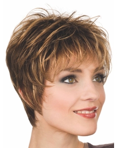 Fashionable Auburn Boycuts Straight Short Wigs Fashionable Auburn Boycuts Straight Short Wigs