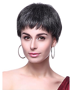 Black Straight Synthetic Cool Short Wigs Black Straight Synthetic Cool Short Wigs