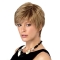 Blonde Ideal Boycuts Straight Short Wigs