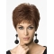Soft Auburn Straight Cropped Synthetic Wigs