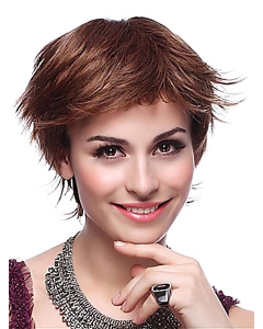 Fabulous Auburn Layered Straight Short Wigs Fabulous Auburn Layered Straight Short Wigs