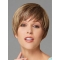 Traditiona Blonde Straight Cropped Synthetic Wigs