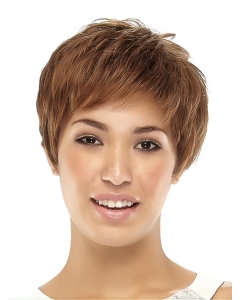 Best Brown Straight Cropped Synthetic Wigs Best Brown Straight Cropped Synthetic Wigs