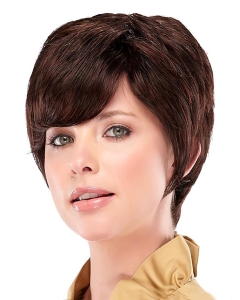 Shining Auburn Straight Cropped Synthetic Wigs Shining Auburn Straight Cropped Synthetic Wigs