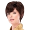 Shining Auburn Straight Cropped Synthetic Wigs