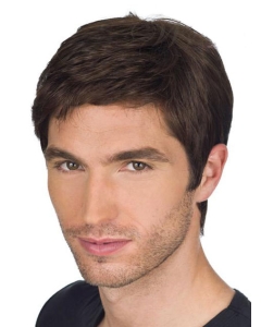 Brown Straight Remy Human Hair No-fuss Men Wigs Brown Straight Remy Human Hair No-fuss Men Wigs