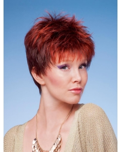 Red Convenient Boycuts Straight Short Wigs Red Convenient Boycuts Straight Short Wigs