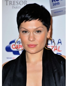 Fashionable Black Straight Cropped Jessie J Wigs Fashionable Black Straight Cropped Jessie J Wigs