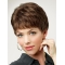 Monofilament Suitable Boycuts Straight Short Wigs