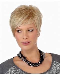 Straight Blonde Synthetic Faddish Short Wigs Straight Blonde Synthetic Faddish Short Wigs