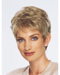 Easy Blonde Monofilament Cropped Synthetic Wigs Easy Blonde Monofilament Cropped Synthetic Wigs