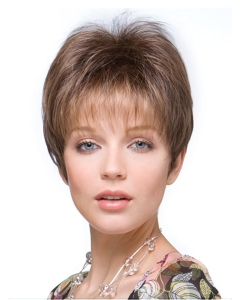 Good Brown Straight Cropped Hair Falls & Half Good Brown Straight Cropped Hair Falls & Half