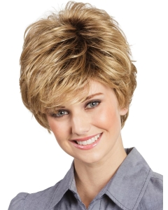 Short Wavy Capless Blonde Boycuts 8" Wigs For Women Short Wavy Capless Blonde Boycuts 8" Wigs For Women