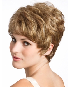 Boycuts Wavy Blonde 8" Human Hair Boycuts Wavy Blonde 8" Human Hair