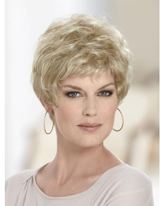 Blonde Wavy Synthetic Great Short Wigs Blonde Wavy Synthetic Great Short Wigs