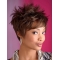 Fabulous Brown Wavy Cropped African American Wigs