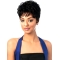 Stylish Black Wavy Cropped African American Wigs