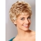 Mature Monofilament Wavy Cropped Classic Wigs