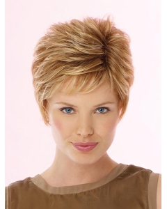 High Quality Blonde Wavy Cropped Celebrity Wigs High Quality Blonde Wavy Cropped Celebrity Wigs