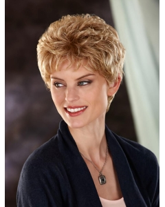 Gentle Blonde Wavy Cropped Classic Wigs Gentle Blonde Wavy Cropped Classic Wigs