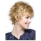 Natural Blonde Wavy Cropped Synthetic Wigs