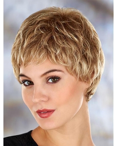 Blonde Polite Boycuts Wavy Short Wigs Blonde Polite Boycuts Wavy Short Wigs