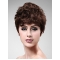 Graceful Auburn Wavy Cropped Synthetic Wigs