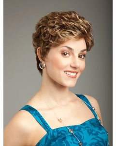 Amazing Cropped Wavy Blonde Classic Fantastic Wigs Amazing Cropped Wavy Blonde Classic Fantastic Wigs